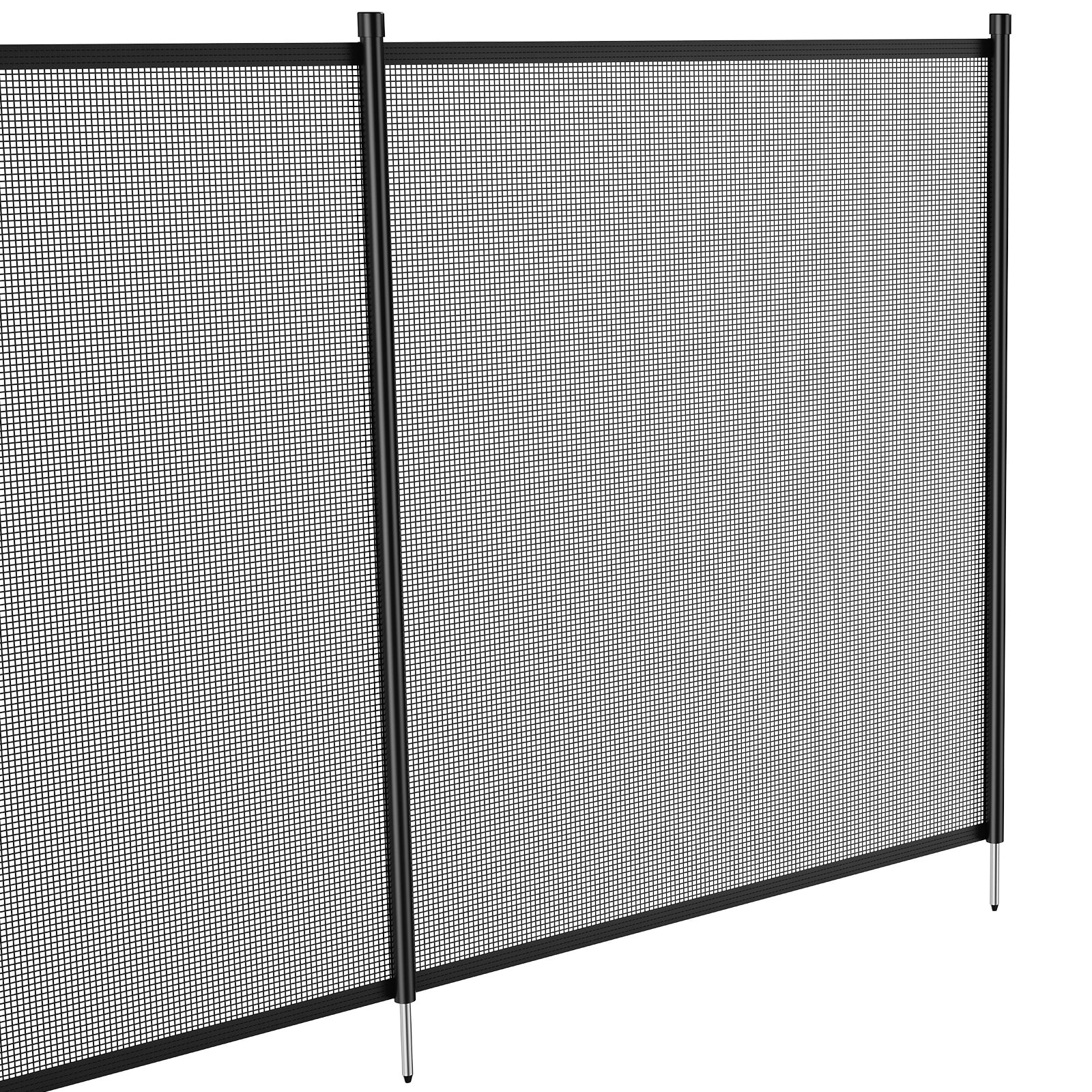 Pool Fence, 4 X 12 FT Pool Fences For Inground Pools, Removable Child Safety Pool Fencing, Easy DIY Installation Swimming Pool Fence, 340gms Teslin PVC Pool Fence Mesh Protects Kids And Pets_maomaolike.com